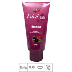 Lubrificante Fácil Lub Beijável 60g - (ST968) - Amora - Linda Sex Produtos Eróticos BH, Lingerie sensuais, sex shop.