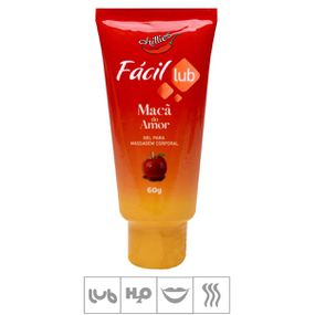 Lubrificante Fácil Lub Beijável 60g - (ST968) - Maçã do Amor... - Linda Sex Produtos Eróticos BH, Lingerie sensuais, sex shop.