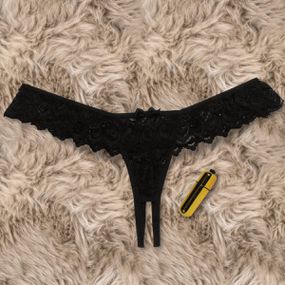 Calcinha Com Vibro Plus Size (TO004VP-ST724) - Preto - Linda Sex Produtos Eróticos BH, Lingerie sensuais, sex shop.