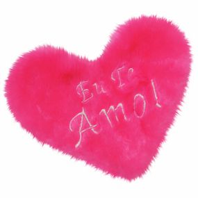 Estojo em Pelúcia Formato de Coração (CP02-ST688) - Rosa - Linda Sex Produtos Eróticos BH, Lingerie sensuais, sex shop.