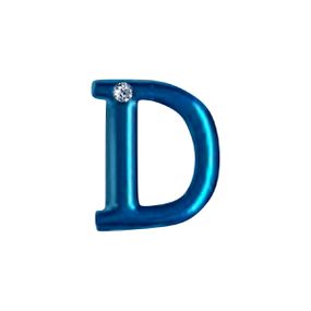Letras Para Personalização Azul (HA180A) - D - Linda Sex Produtos Eróticos BH, Lingerie sensuais, sex shop.