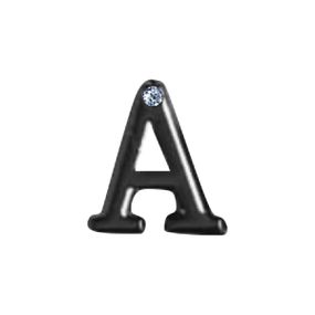 Letras Para Personalização Onix (HA180O) - A - Linda Sex Produtos Eróticos BH, Lingerie sensuais, sex shop.