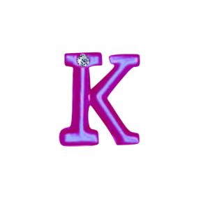 Letras Para Personalização Rosa (HA180R) - K - Linda Sex Produtos Eróticos BH, Lingerie sensuais, sex shop.