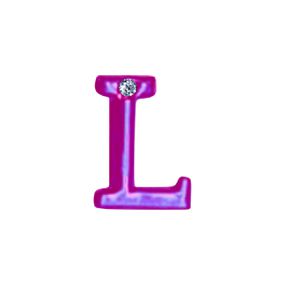 Letras Para Personalização Rosa (HA180R) - L - Linda Sex Produtos Eróticos BH, Lingerie sensuais, sex shop.
