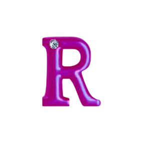 Letras Para Personalização Rosa (HA180R) - R - Linda Sex Produtos Eróticos BH, Lingerie sensuais, sex shop.