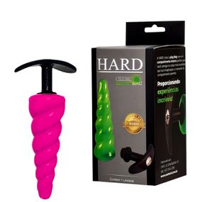 Plug de Plástico Secret Bag (HA195) - Rosa Neon - Linda Sex Produtos Eróticos BH, Lingerie sensuais, sex shop.