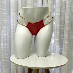 Calcinha Acorrentada Íntima Delas (ID1050) - Vermelho - Linda Sex Produtos Eróticos BH, Lingerie sensuais, sex shop.