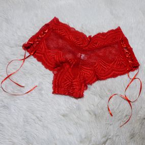 *Calcinha Calesson Fita (MCA0541) - Vermelho - Linda Sex Produtos Eróticos BH, Lingerie sensuais, sex shop.