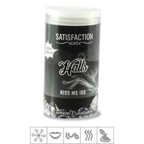 Bolinha Beijável Kiss Me Ice Satisfaction Caps 3un (ST879) -... - Linda Sex Produtos Eróticos BH, Lingerie sensuais, sex shop.