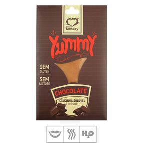 Calcinha Comestível Yummy SF (ST518) - Chocolate - Linda Sex Produtos Eróticos BH, Lingerie sensuais, sex shop.