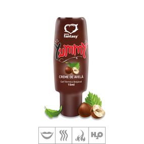 Gel Comestível Yummy Hot 15ml (ST592) - Creme de Avelã - Linda Sex Produtos Eróticos BH, Lingerie sensuais, sex shop.