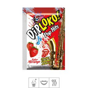 *Bala Efervescente Dip Loko Pop Hits 7g (ST603) - Morango - Linda Sex Produtos Eróticos BH, Lingerie sensuais, sex shop.
