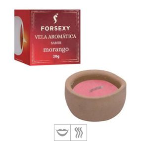 *Vela Aromática Beijável For sexy 20g (ST793) - Morango - Linda Sex Produtos Eróticos BH, Lingerie sensuais, sex shop.