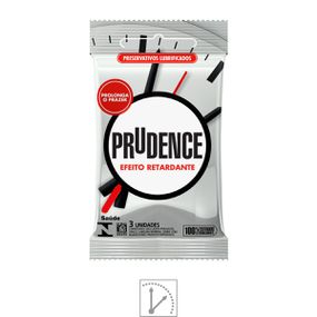 Preservativo Prudence Efeito Retardante 3un (00381) - Padrão - lojasacaso.com.br