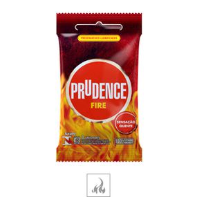 Preservativo Prudence Fire 3un (00384) - Padrão - lojasacaso.com.br