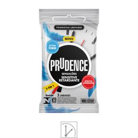 *PROMO - Preservativo Prudence Sensitive Retardante 3un Vali... - lojasacaso.com.br