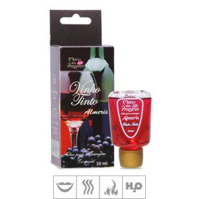 *Gel Para Sexo Oral Almeris 35ml (17413) - Vinho Tinto - lojasacaso.com.br