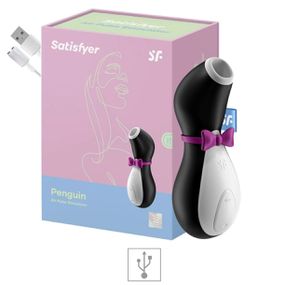 Estimulador Com Pulsação Penguin Satisfyer- (17808) - Preto - lojasacaso.com.br Lingerie Sensual e Sex Shop