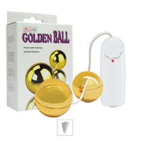 Bolinha Ben-Wa Com Vibro Golden Ball SI (5242) - Dourado - lojasacaso.com.br