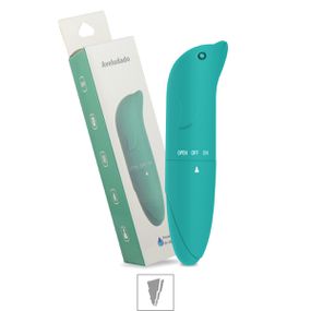 Vibrador Ponto G Aveludado Golfinho SI (6178) - Esmeralda - lojasacaso.com.br