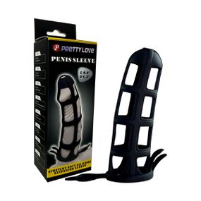 Capa Peniana Penis Sleeve SI (6309) - Preta - lojasacaso.com.br