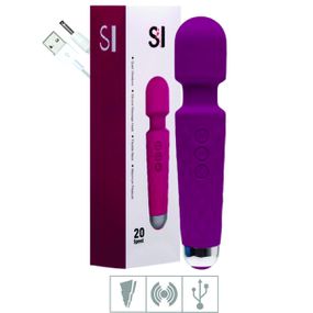 Massageador Recarregável Varinha Mágical SI- (6757) - Vinho - lojasacaso.com.br Lingerie Sensual e Sex Shop