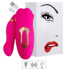 Vibrador Formato De Boca Honey Mouth SI - (7861) - Rosa - lojasacaso.com.br Lingerie Sensual e Sex Shop