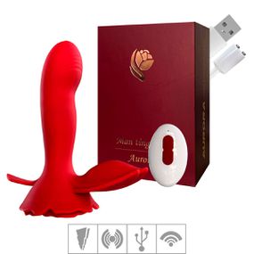 Vibrador Recarregável Formato de Rosa Aurora SI (7864) - V... - lojasacaso.com.br