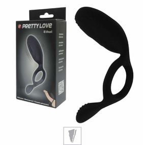 *Anel Peniano Com Vibro Pretty Love Ethel SI (1192) - Preto - lojasacaso.com.br