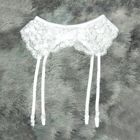 *Cinta Liga Califórnia (CF200) - Branco - lojasacaso.com.br Lingerie Sensual e Sex Shop