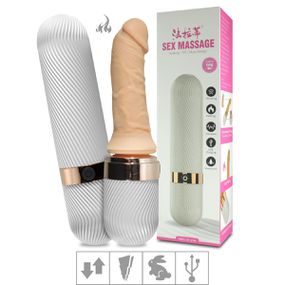 Prótese 12x11cm Vai e Vem VP (DB077) - Bege - lojasacaso.com.br Lingerie Sensual e Sex Shop