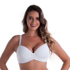*Soutien Duanip Com Bojo (DU783). - Branco - lojasacaso.com.br Lingerie Sensual e Sex Shop