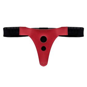 Cinta Para Prótese 2 Furos (DX306) - Vermelho - lojasacaso.com.br Lingerie Sensual e Sex Shop