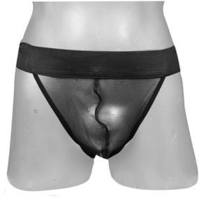 Cueca Jockstrap em Tule (GS1101) - Preto - lojasacaso.com.br