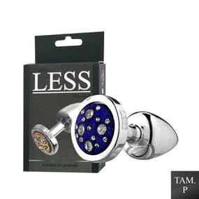 Plug de Plástico P Less Cromado Com Pedras Cravejadas (HA143... - lojasacaso.com.br Lingerie Sensual e Sex Shop