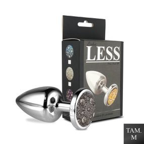 Plug de Plástico M Less Cromado Com Pedras Cravejadas (HA144... - lojasacaso.com.br Lingerie Sensual e Sex Shop