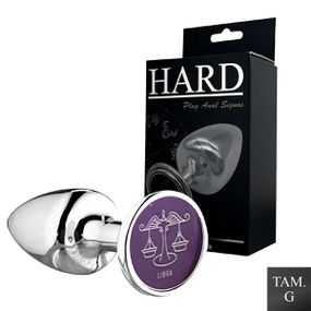 Plug Metálico G Signos Libra (HA164LI) - Cromado - lojasacaso.com.br Lingerie Sensual e Sex Shop
