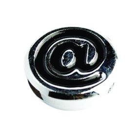 Separador de Palavras Formato de Arroba (HA180@). - Cromado - lojasacaso.com.br Lingerie Sensual e Sex Shop