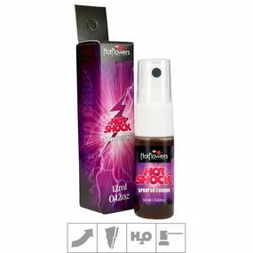 *PROMO - Excitante Unissex Hot Shock Spray 12ml Validade 11/... - lojasacaso.com.br