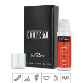 *Excitante Unissex Erupção 15g (HC596) - Hot Laranja - lojasacaso.com.br