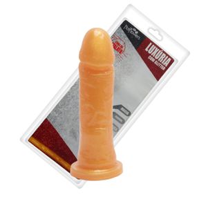 Prótese 15x13cm Simples Luxúria Com Glitter (HP209LO) - Dour... - lojasacaso.com.br Lingerie Sensual e Sex Shop