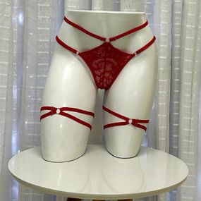 Calcinha Xena Íntima Delas (ID1061) - Vermelho - lojasacaso.com.br Lingerie Sensual e Sex Shop