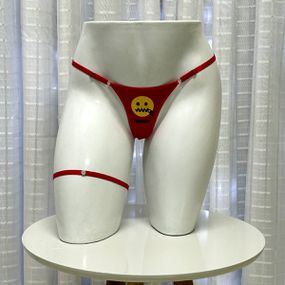 Calcinha Emoji Vermelha Íntima Delas (ID1092V) - Segredo - lojasacaso.com.br Lingerie Sensual e Sex Shop