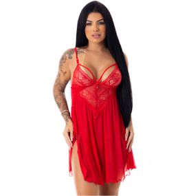 Camisola Diva (ID1129) - Rubi - lojasacaso.com.br Lingerie Sensual e Sex Shop