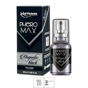 Perfume Masculino Phero Max Magnetic Black 20ml- (L781) - Pa... - lojasacaso.com.br Lingerie Sensual e Sex Shop