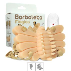 *Butterfly em CyberSkin Com Vibro (MAS17-17102) - Bege - lojasacaso.com.br