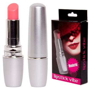 Vibrador Formato De Batom Lipstick VP (MV007) - Prata - lojasacaso.com.br