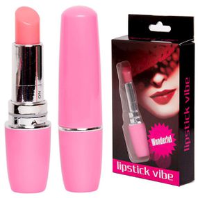 Vibrador Formato De Batom Lipstick VP (MV007) - Rosa - lojasacaso.com.br