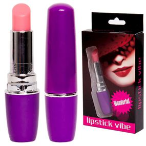 Vibrador Formato De Batom Lipstick VP (MV007) - Roxo - lojasacaso.com.br