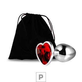 Plug de Metal P Pedra Formato de Coração VP (PL009P). - Pedr... - lojasacaso.com.br Lingerie Sensual e Sex Shop